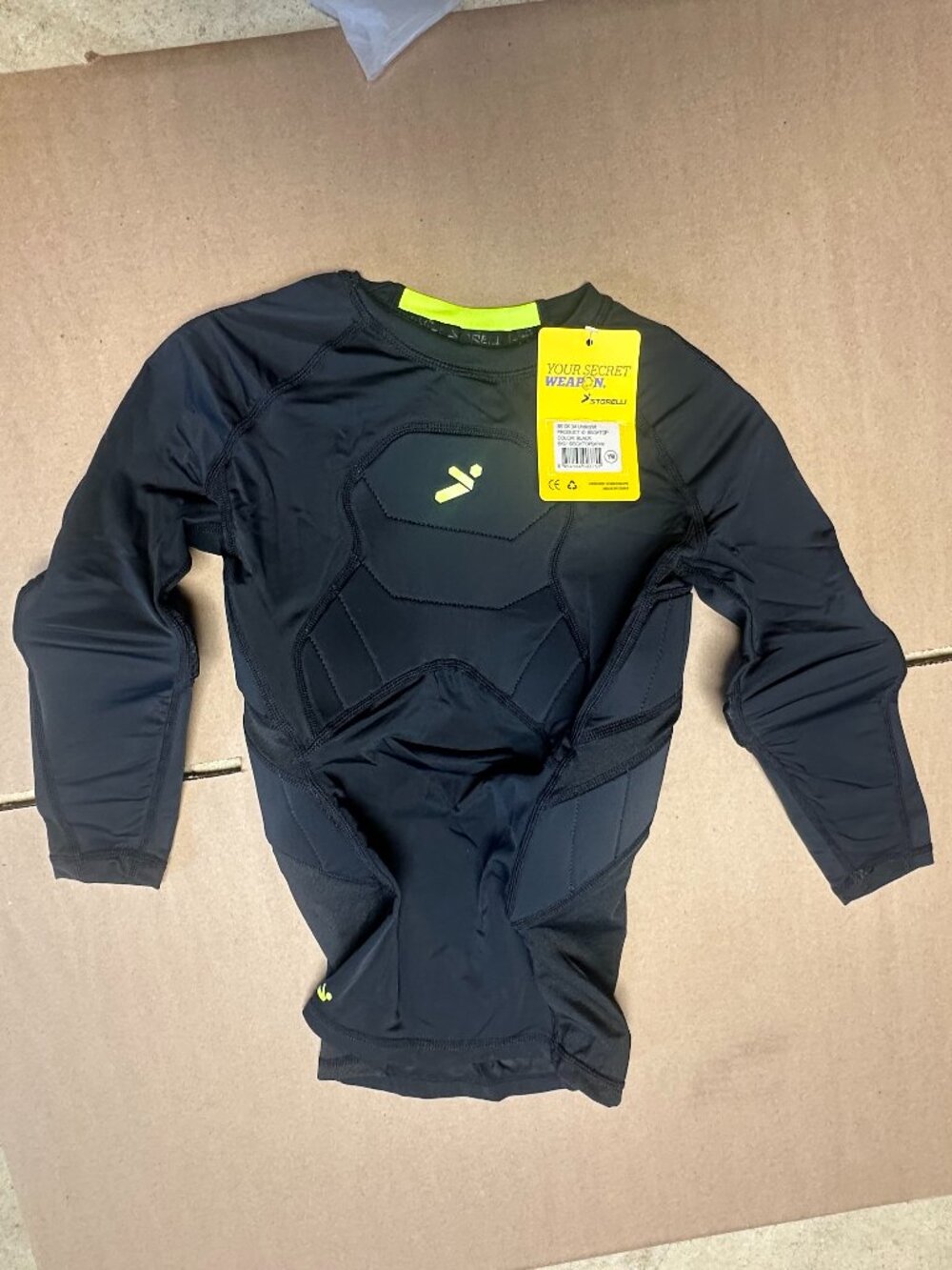 STORELLI BS GK THREE QUARTER UNDERSHIRT BLACK YM